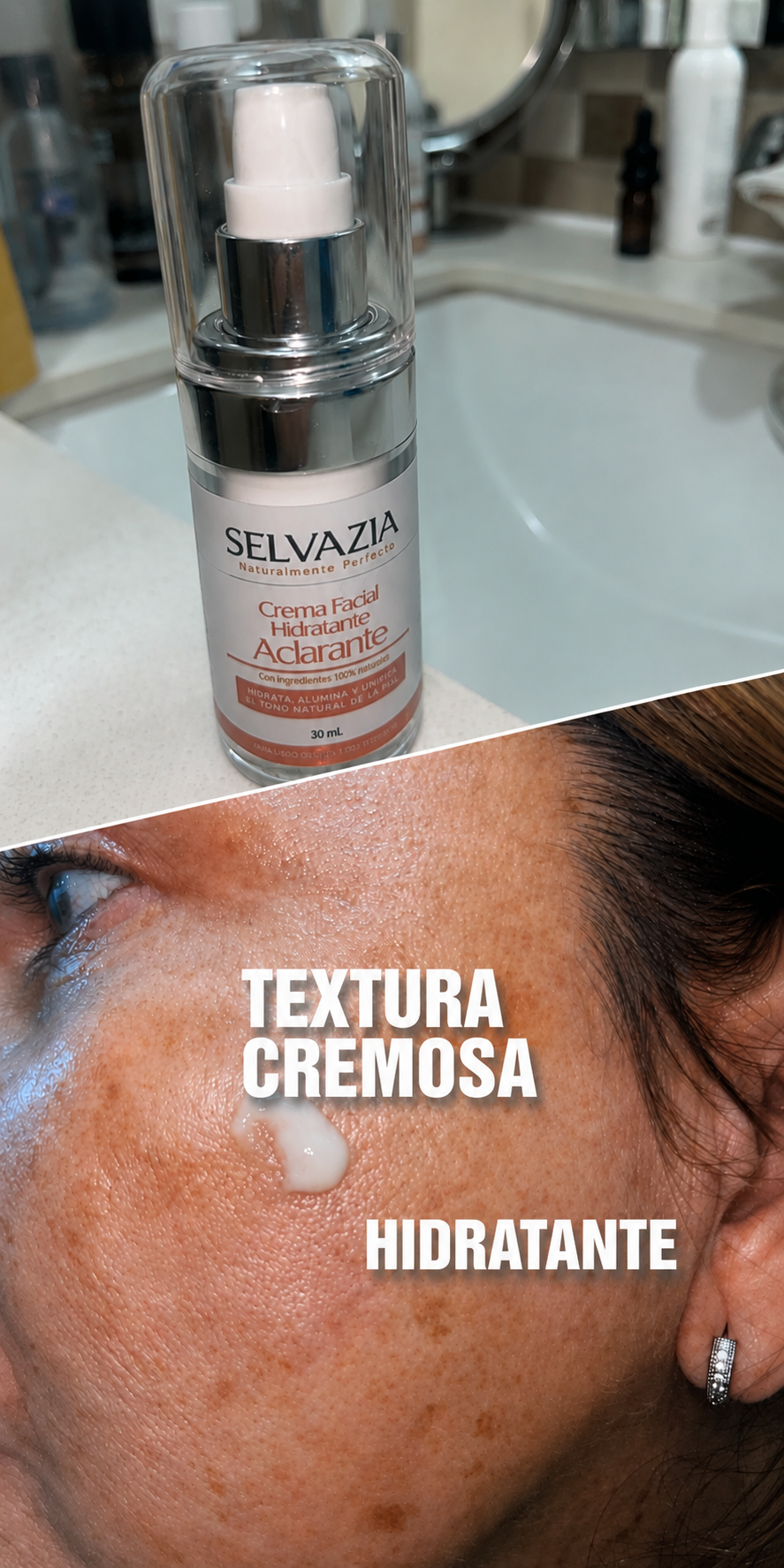 Crema Aclarante con Niacinamida + Extractos botánicos