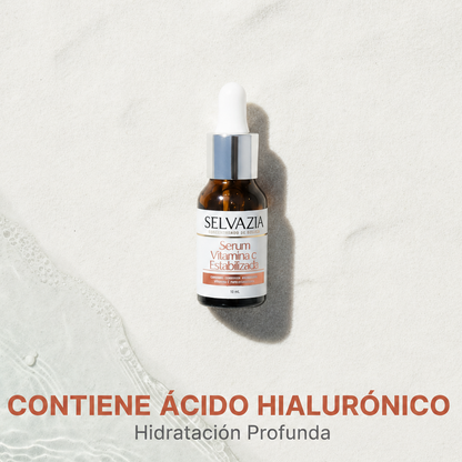 Sérum Vitamina C Estabilizada con Ácido Hialurónico | Hidrata y reduce las manchas en tu piel