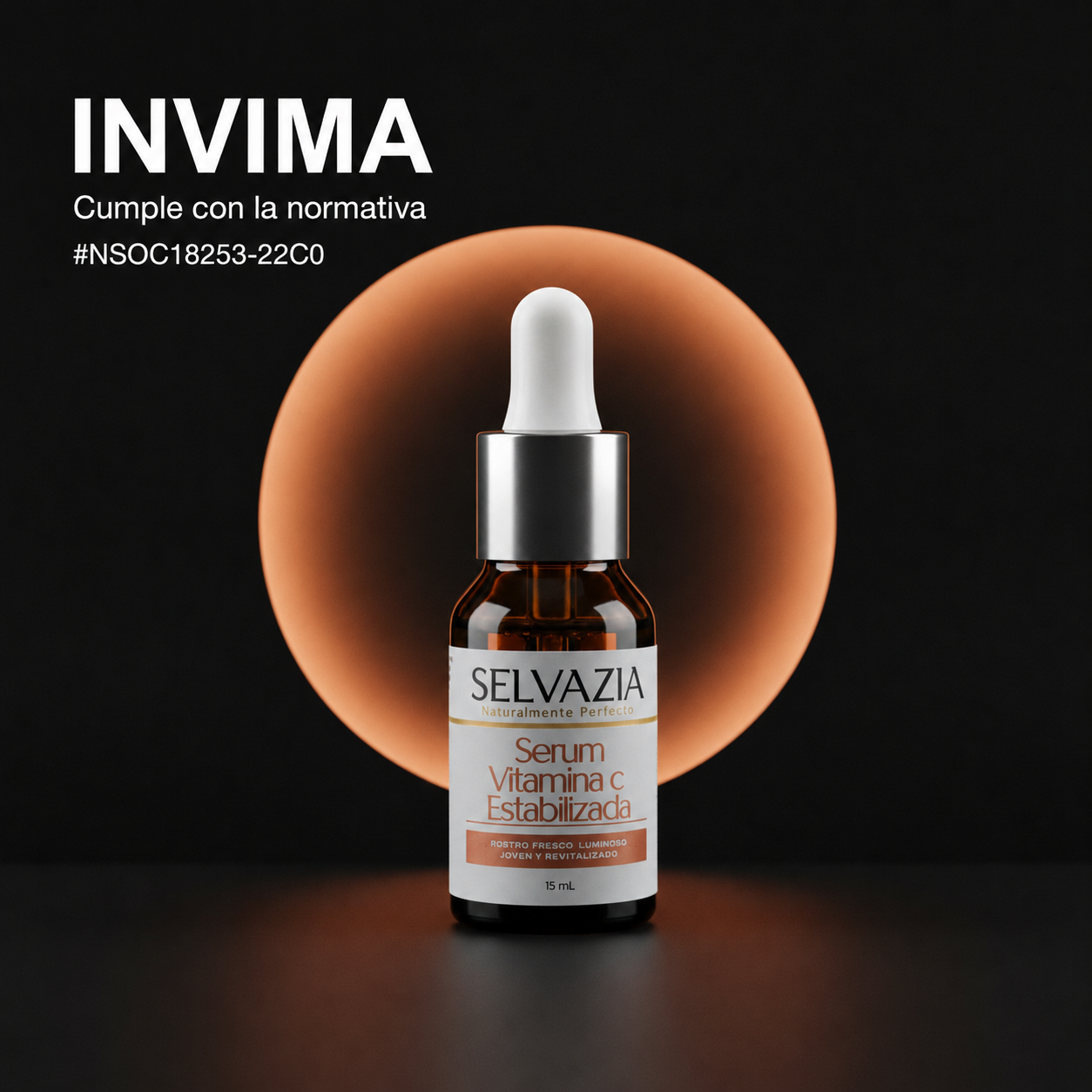 Sérum Vitamina C Estabilizada con Ácido Hialurónico | Hidrata y reduce las manchas en tu piel