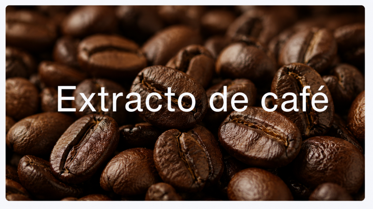 Extracto de café