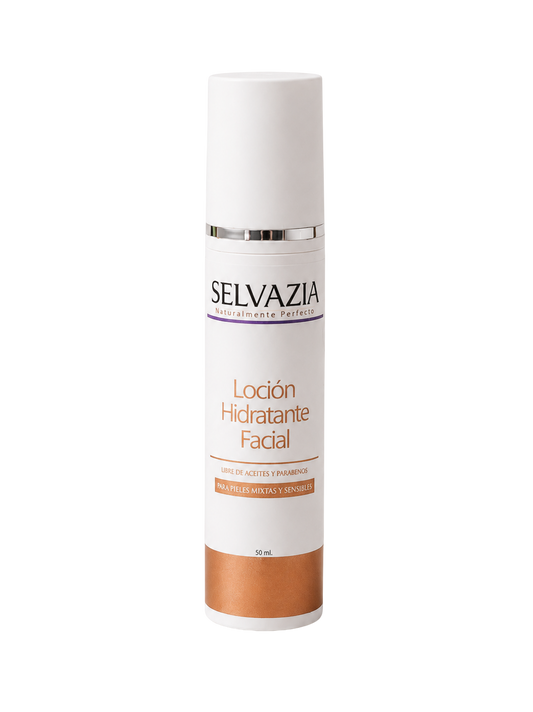 Loción Hidratante Facial Ligera 60mL | Hidrata tu piel sin sensación Grasa