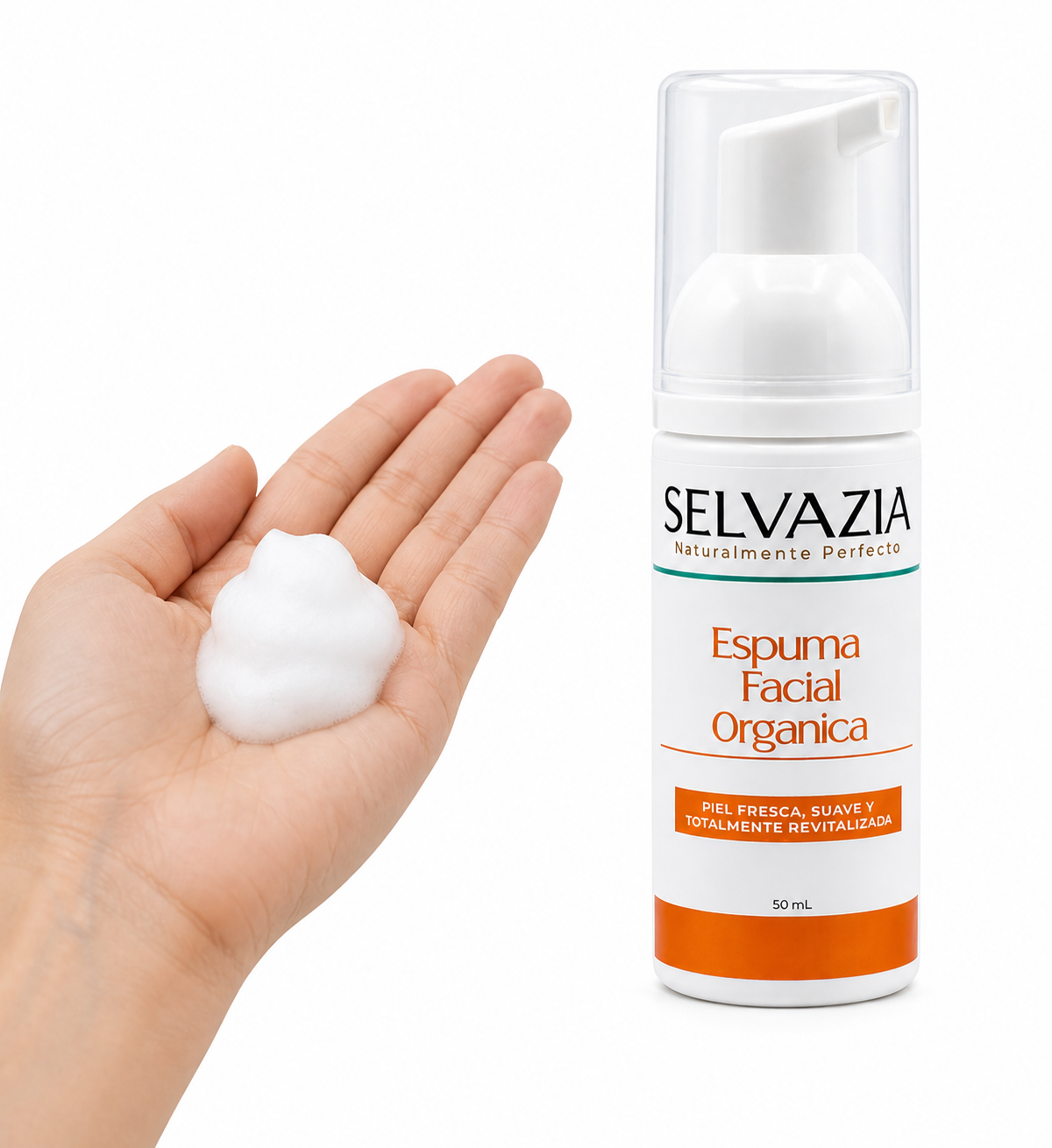 Espuma Facial Orgánica 50mL