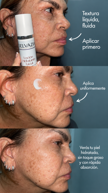 Loción Hidratante Facial Ligera 60mL | Hidrata tu piel sin sensación Grasa