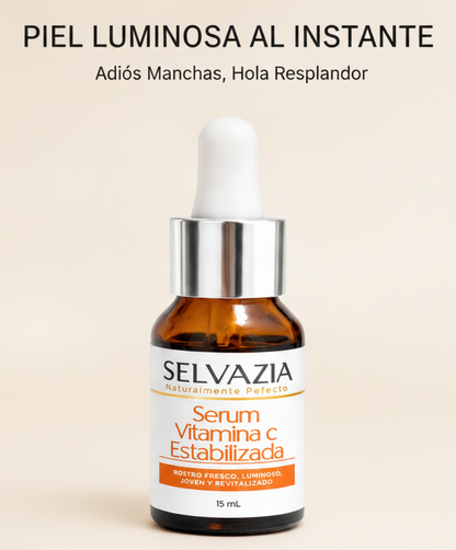Sérum Vitamina C Estabilizada con Ácido Hialurónico | Hidrata y reduce las manchas en tu piel