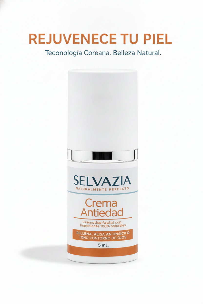 Crema Antiedad y Contorno de Ojos 15mL | Efecto Lifting -Reducción Líneas de expresión