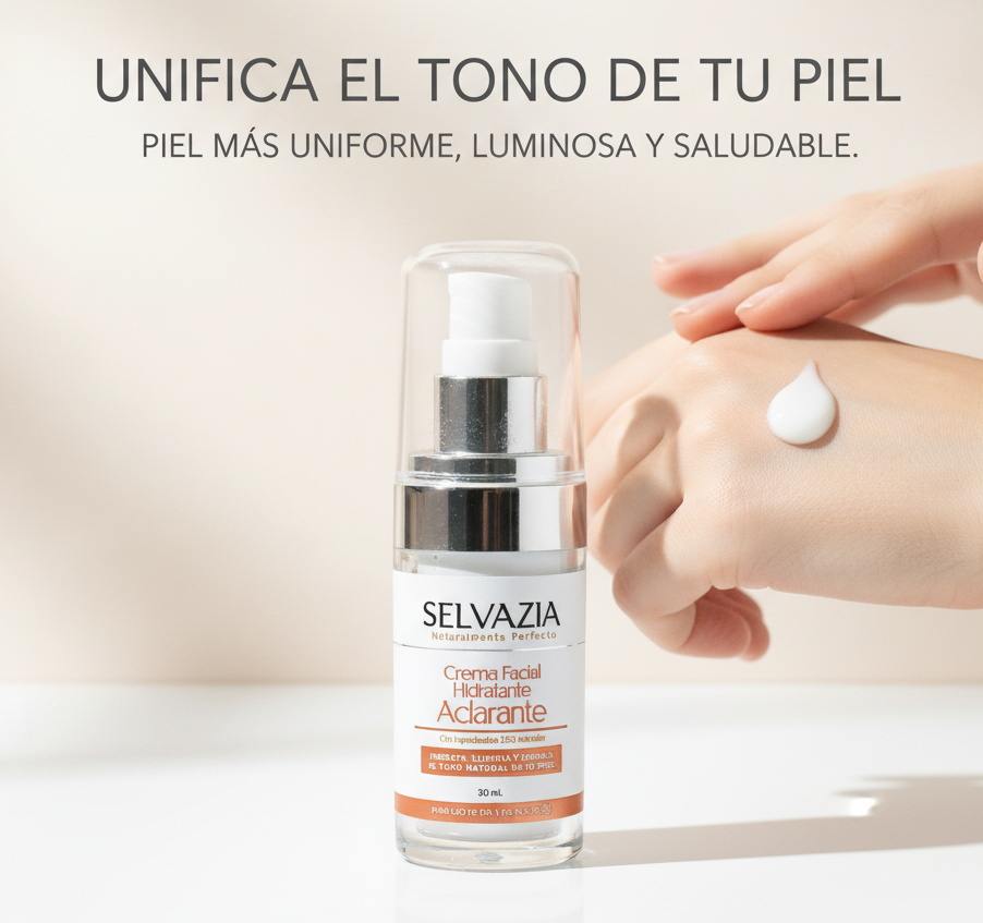 Crema Aclarante con Niacinamida + Extractos botánicos