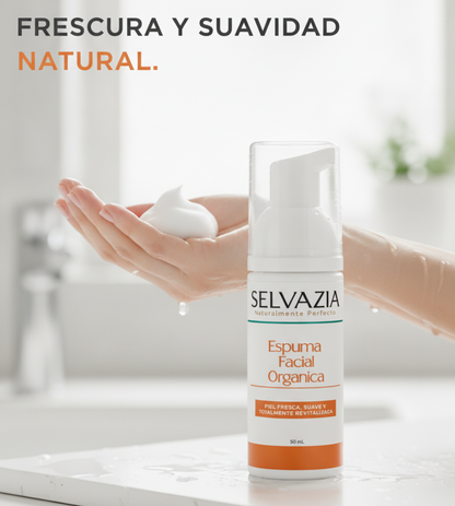 Espuma Facial Orgánica - Limpieza facial profunda sin maltratar tu piel