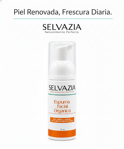Espuma Facial Orgánica - Limpieza facial profunda sin maltratar tu piel