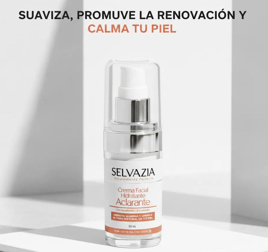 Crema Aclarante con Niacinamida y Extractos botánicos | Aclara, hidrata y reduce las manchas en tu piel