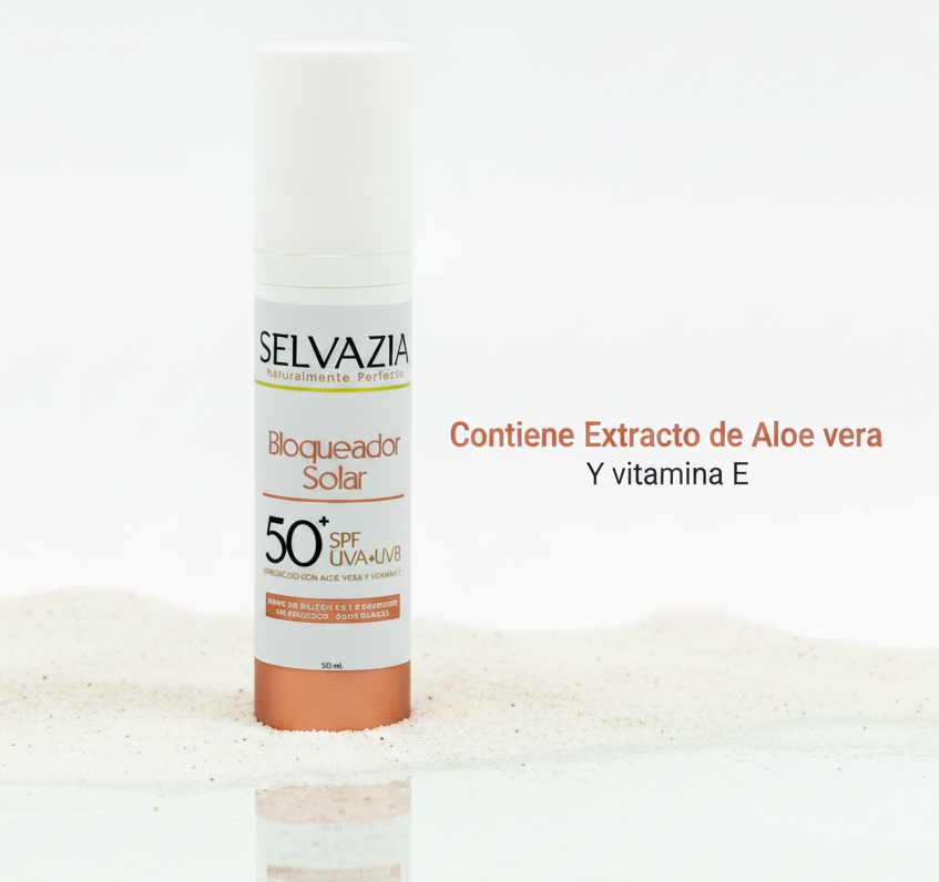 Bloqueador Solar SPF 50+ | Protege tu piel con toque seco y sin sensación grasa
