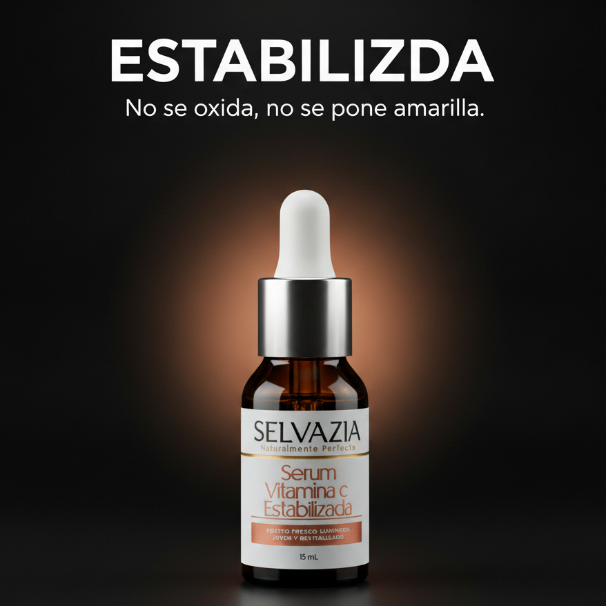 Sérum Vitamina C Estabilizada con Ácido Hialurónico | Hidrata y reduce las manchas en tu piel
