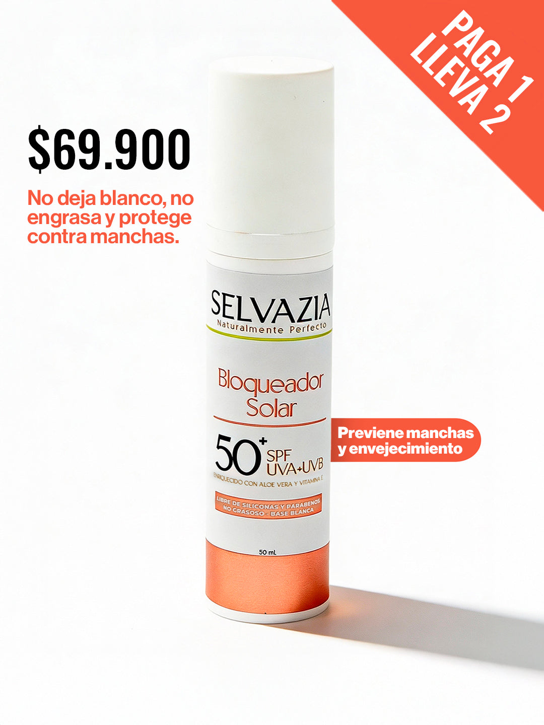 Bloqueador Solar SPF 50+