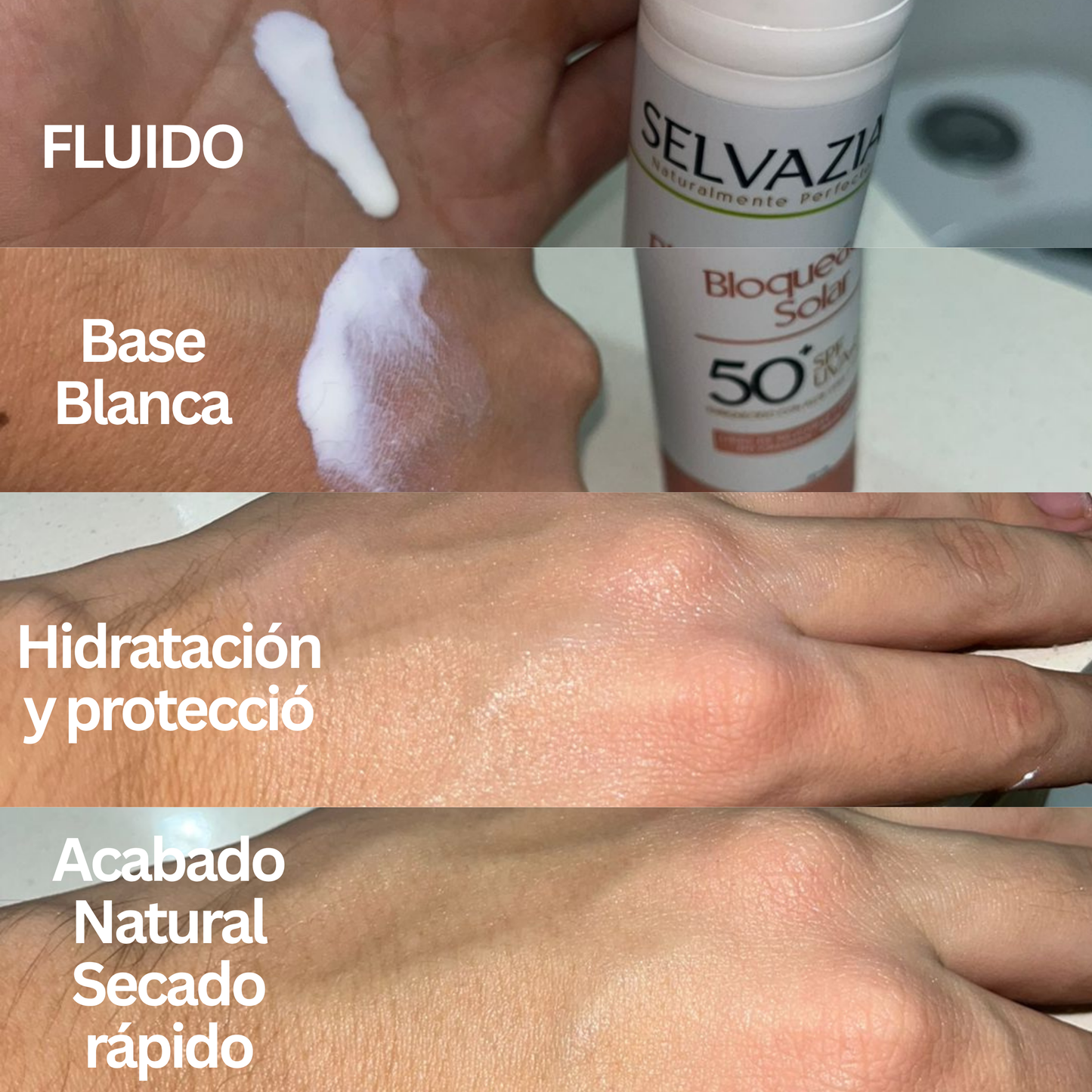 Bloqueador Solar SPF 50+ | Protege tu piel con toque seco y sin sensación grasa